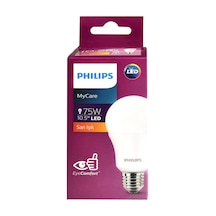 Philips Ledbulb 10.5-75w E27 2700k Sarı Işık - 6 Adet Tarı