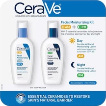 Cerave Yüz Nemlendirici Gündüz Losyonu SPF30 89 ML + Yüz Nemlendirici Gece Losyonu 89 ML