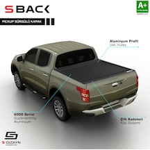 S-Dizayn Mitsubishi L200 5 S-Back Sürgülü Kapak Siyah V1 2015 Üze
