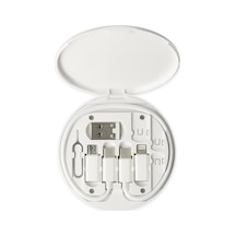 Konfulon Sn06 3in1 Kablo Ve Kart Düzenleyici - Beyaz
