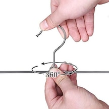 Crı006-20 Metal Kıyafet/pantolon Askısı, Pantolon, Çoraplar Etekler İçin, 40 X 10,5 Cm Ekstra Geniş Kaymaz, Krom Kaplama, 20 Adet 6998