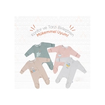 Gezenbebe Hero Uzun Kollu Bebek Tulumu Teddy Organik