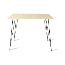 Pasific Home Sandalf Metal Ayaklı Mutfak Masası Kare 90x90 Meşe