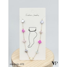 Halhal Metal Zarif Hediye Model 7735e5 Çok Renkli