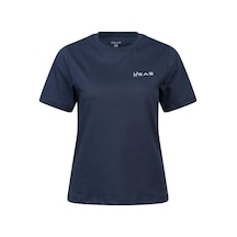 2as Alıce Kadın Yuvarlak Yaka T-shirt Lacivert