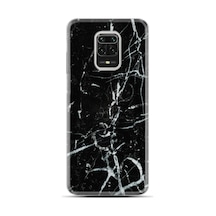 Xiaomi Redmi Note 9S Kılıf Desenli Black Marble 3 1382 Siyah
