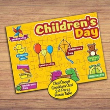 Çocuk Günü Oyuncaklar Çocuklara Özel Puzzle Yapboz Tablo-230pz