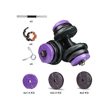 Ecgspor 36 Kg 2x 18kg Dambıl Seti Mor Siyah