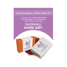 %100 Doğal Koku Yüz Cilt Beyazlatıcı Organik Nemlendirici Safran Sabunu 1 Adet - 685494369 Diğer