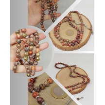Jasper Taşı 99luk Tesbih 8.5mm 53086 Çok Renkli