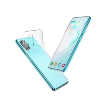 Bezos Samsung Galaxy A51 Kılıf Lüx Şeffaf Silikon Bty