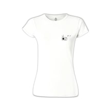 Radyo - Logo Beyaz Kadın Tshirt 001