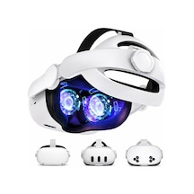 Meta Quest 2/3/3s Uyumlu Başlık Kayışı Elite Strap , Vr Gözlük Aksesuarı