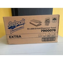 Selpak Professional Selpak Professıonal Extra 12*200 Yaprak Katlamalı Z Havlu 1 Koli