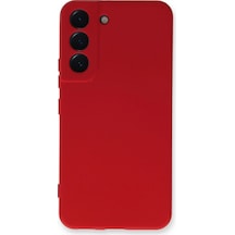 Samsung Uyumlu Galaxy S23 Plus Kılıf Nano İçi Kadife Silikon Kırmızı
