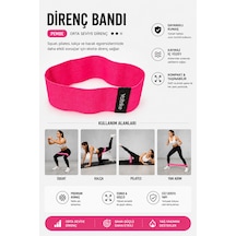 Voltrike Direnç Lastiği Orta-sert Pembe Beyaz - Gri