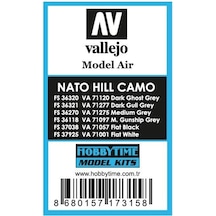 Vallejo Model Air-nato Hill 2 Camo Boya Seti -6 Ad Standart