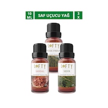 Lofty Sedir Sandal Frekans Uçucu Yağ Buhurdanlık Esansı Oda Kokusu 10 ML