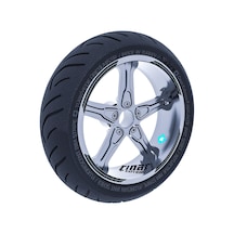Double Stripe Tasarımlı Siyah Karbon Fiber Dokulu Jant Şeridi Sticker Çınar Extreme