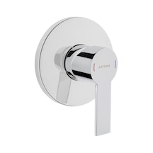Artema Fold S A42538 Krom Sıva Üstü Ankastre Duş Bataryası Gümüş