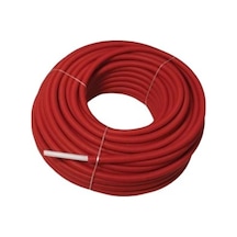 Kalde Kılıflı Boru -Oksijen Bariyerli -Pe-Rt Ø16X2-100Mt-Kırmızı