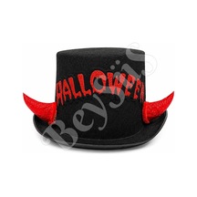 Beysüs Halloween Cadılar Bayramı Şapka Siyah Halloween Yazılı Tüm Yaşlar