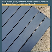 Bloomnest Ve Taşınabilir Tasarım Renkli Piknik, Masa Kompakt Katlanır Kamp, İçin Hafif Çok Barbekü Balıkçılık Alüminyum & Sn Çok Renkli, Pratik Kamp Ekipmanı Çok Renkli