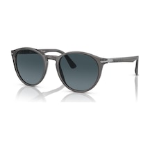 Persol Po3152s 1196s3 52 Polarize Erkek Güneş Gözlüğü Şeffaf - Gri