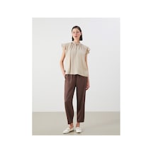 LC Waikiki Alıta Cıty Farkıyla Beli Lastikli Havuç Kesim Kadın Pantolon Belirtilmemiş - 918678869 Belirtilmemiş