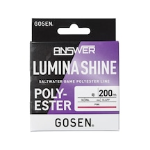 Gosen Answer Lumina Shine Polyester Misina Pınk 0.083mm-200mt-1.3lb 45129243