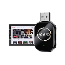 Araç İçi Ekran Yansıtma Kiti Carplay Adaptörü Android Cihaz Uyumlu