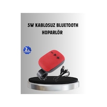 Tnabilir - 496 - Bluetooth Hoparlör 5w Güçlü Ses, Tws Ve Fm - Shophnrl - Radyo Özellikli