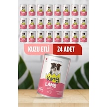 Kuzu Etli Köpek Konservesi, Sos İçerisinde Et Parçacıklı, 400 G X 24 Adet