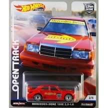 Hot Wheels Premium Momo Mercedes Benz Open Track Red 190e 2.5-1.6 1/64