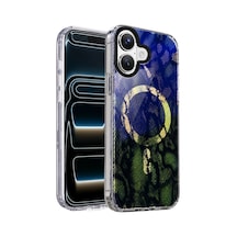Onegif Apple iPhone Uyumlu - 16 Desina Magsafe Kapak - Desen 7