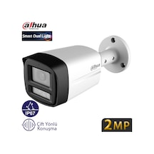 Dahua Hac-hfw1200tlm-ıl-t-dıp 2mp 3,6mm Çift Yönlü Konuşma Ip67 Bullet Hdtvı Kamera 40mt