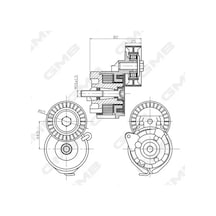 V Kayış Gergi Rulmanı - Alfa Romeo Giulietta, 159, Mito, Spider, Brera, Ducato, 500, Grande Punto, Punto, Doblo, Freemont, Bravo, Stilo, Croma, Sedic