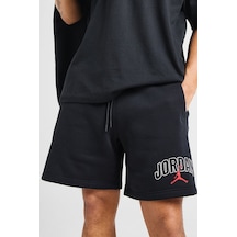 Nike Jordan Brooklyn Fleece Men's Graphic Shorts Erkek Pamuklu Şort Siyah Siyah