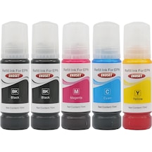 Ekoset Epson 103 L3250 L3251 Uyumlu Mürekkep 70Ml 5 Adet