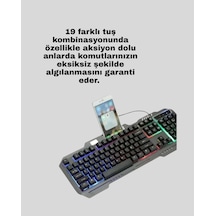 Meik - 686 - Oyuncu Seti Led Işıklandırma Ve - Myceshop - Ergonomik Mouse Optik