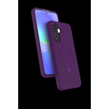 Galaxy A26 Regal Magsafe Standlı Kapak - Derin Mor