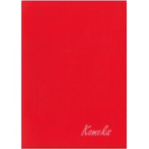Komeks Dikişli Defter Pp Kapak Çizgili 60 Yp Kırmızı
