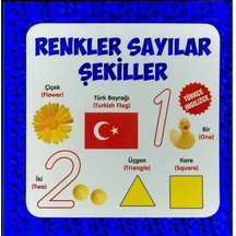 Renkler - Sayılar - Şekiller Türkçe - İngilizce- Parıltı Yayınları