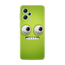Xiaomi Redmi Note 12 5G Kılıf Resimli Desenli Silikon Platinium Series Green 1832