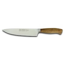 Sürbisa 61330 Zeytin Saplı Dövme Şef Bıçağı Çelik:21cm Toplam:35cm