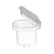 Case For Shower Head Square W-Lid 125x97mm White