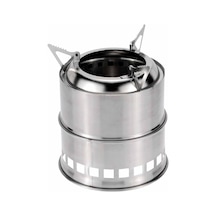 Moveevo Taşınabilir Çelik Odun Ocağı - Kamp, Yolculuk İçin Çevre Dost, Dayanıklı Ve Kolay Taşınabilir Isıtma & Pişirme Aleti Çok Renkli