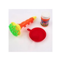 Müzik Aleti Şeklinde Üflemeli Köpük Baloncuk 5 Adet + 500 Ml Köpük Baloncuk Solüsyonu