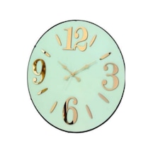 138-p 2 Pleksi Bombe 48 Cm Duvar Saati Modern Dekoratif Salon Ofis Saat Çok Renkli
