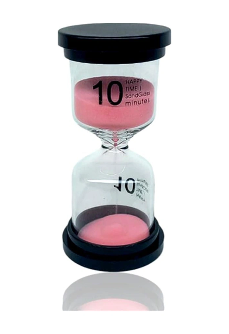 10 Dakikalık Pembe Renk Kum Saati